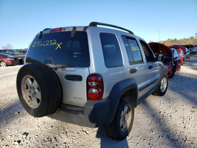 Photo 4 from auction – 2006 JEEP LIBERTY SP with VIN 1J4GL48K06W223416