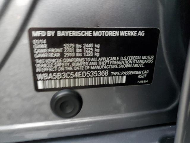 Photo 10 from auction – 2014 BMW 535 XI with VIN WBA5B3C54ED535368