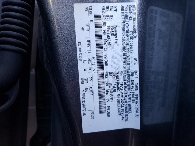Photo 10 from auction – 2012 FORD FOCUS S with VIN 1FAHP3E2XCL182342