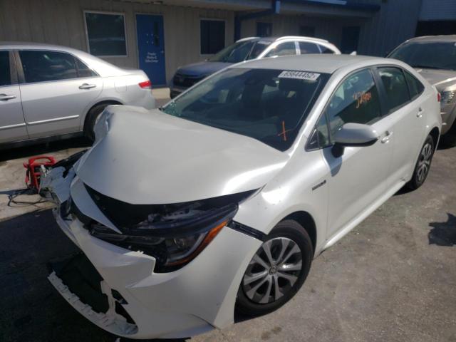 Photo 2 from auction – 2021 TOYOTA COROLLA LE with VIN JTDEAMDE3MJ021537