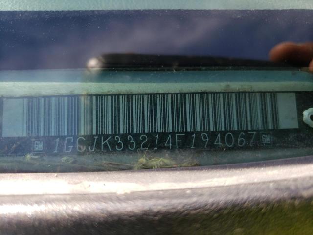 Photo 10 from auction – 2004 CHEVROLET SILVERADO with VIN 1GCJK33214F194067