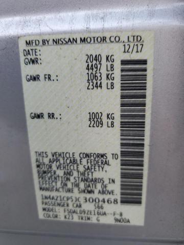 Photo 10 from auction – 2018 NISSAN LEAF S with VIN 1N4AZ1CP5JC300468