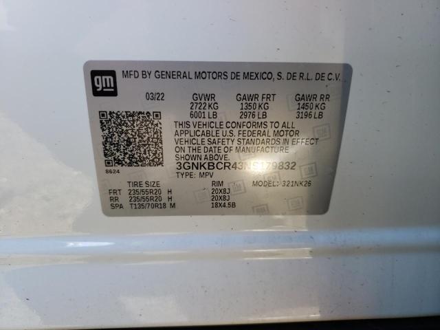 Photo 10 from auction – 2022 CHEVROLET BLAZER 2LT with VIN 3GNKBCR43NS179832