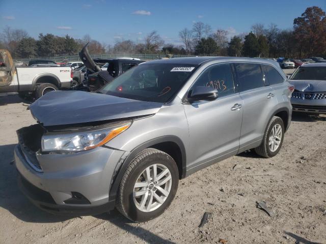 Photo 2 from auction – 2016 TOYOTA HIGHLANDER with VIN 5TDZARFH5GS019429