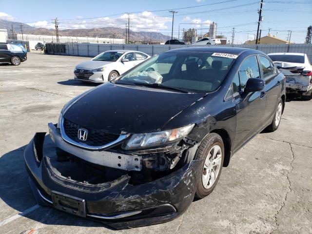 Photo 2 from auction – 2013 HONDA CIVIC LX with VIN 19XFB2F56DE284959