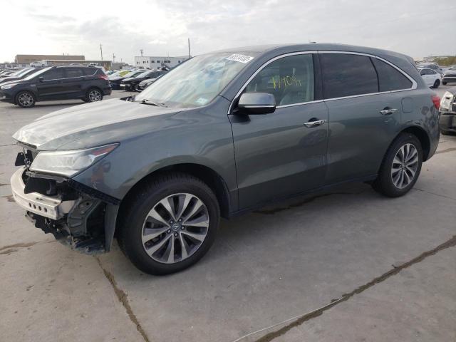 ACURA MDX TECHNO 2014 with VIN 5FRYD4H45EB011458 - Photo from auction