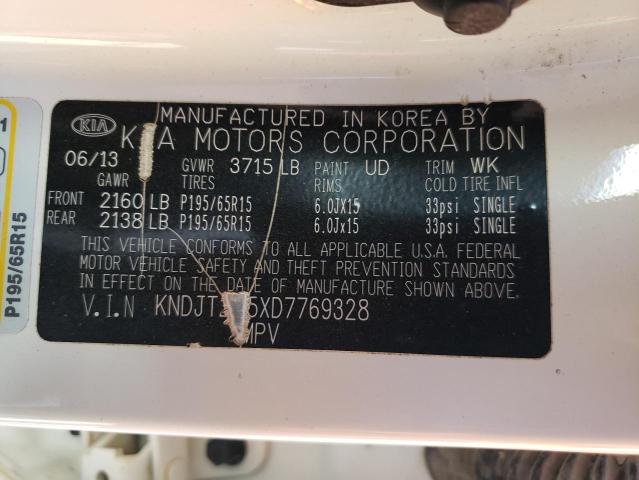 Photo 10 from auction – 2013 KIA SOUL with VIN KNDJT2A5XD7769328