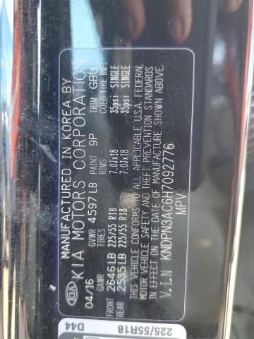 Photo 10 from auction – 2017 KIA SPORTAGE E with VIN KNDPN3AC6H7092776