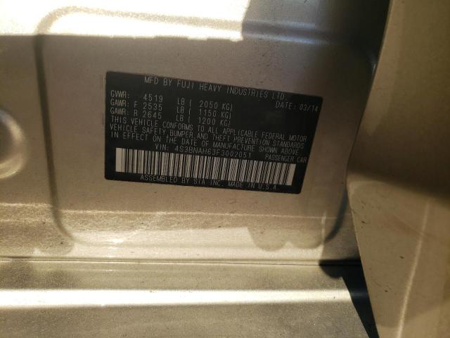 Photo 10 from auction – 2015 SUBARU LEGACY 2.5 with VIN 4S3BNAH63F3002051