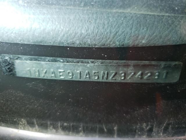 Photo 10 from auction – 1992 TOYOTA COROLLA with VIN 1NXAE91A5NZ374231