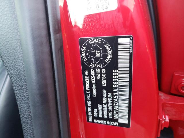Photo 10 from auction – 2018 PORSCHE MACAN GTS with VIN WP1AG2A53JLB63696