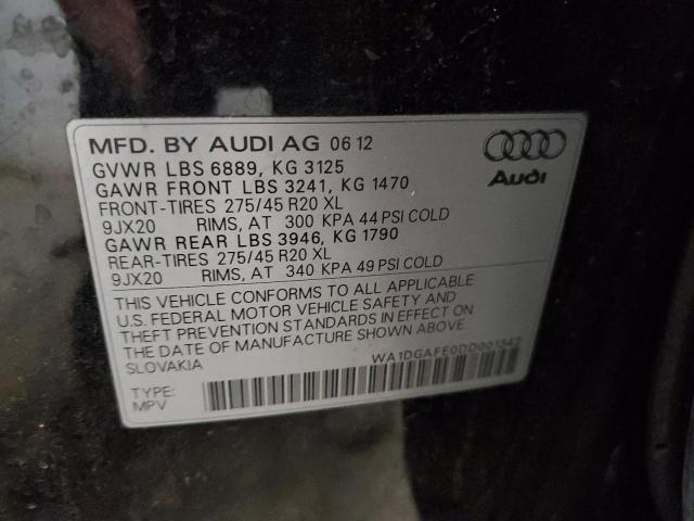 Photo 10 from auction – 2013 AUDI Q7 PRESTIG with VIN WA1DGAFE0DD001342