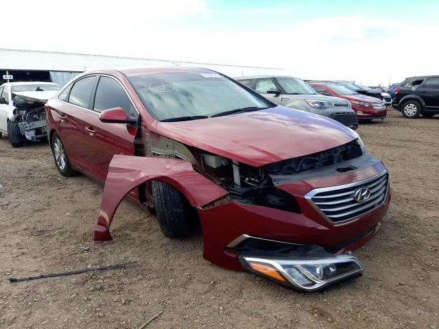 HYUNDAI SONATA SE 2016 with VIN 5NPE24AF8GH268625 - Photo from auction