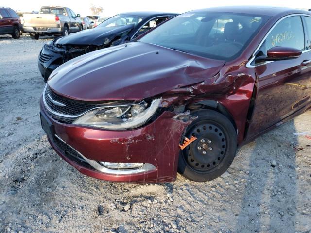 Photo 9 from auction – 2015 CHRYSLER 200 C with VIN 1C3CCCEG8FN639173