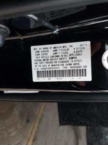 Photo 10 from auction – 2015 ACURA TLX TECH with VIN 19UUB2F58FA025470