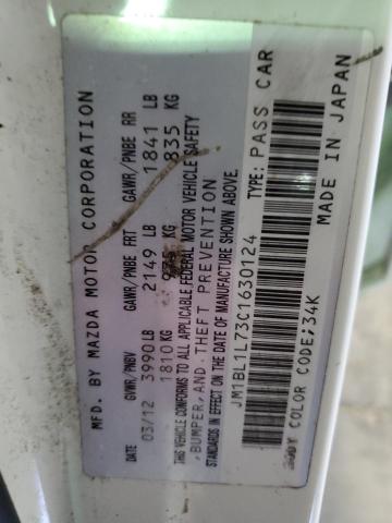 Photo 10 from auction – 2012 MAZDA 3 I with VIN JM1BL1L73C1630124