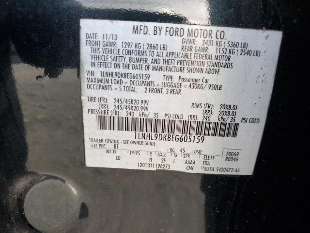 Photo 10 from auction – 2014 LINCOLN MKS with VIN 1LNHL9DK8EG605159