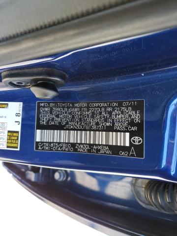 Photo 10 from auction – 2011 TOYOTA PRIUS with VIN JTDKN3DU1B1387311