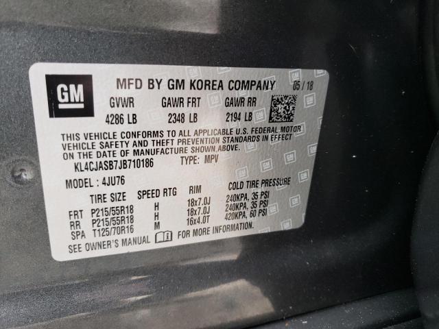Photo 10 from auction – 2018 BUICK ENCORE PRE with VIN KL4CJASB7JB710186