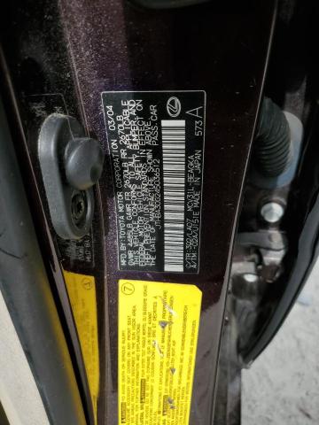 Photo 10 from auction – 2004 LEXUS ES 330 with VIN JTHBA30G245036512