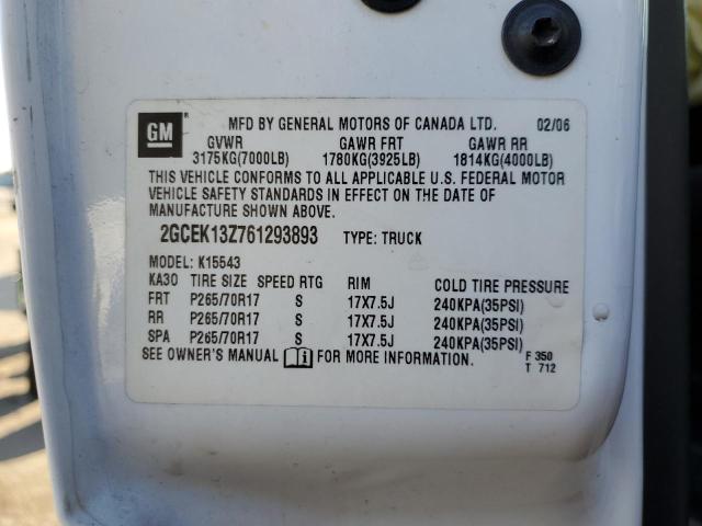 Photo 10 from auction – 2006 CHEVROLET SILVERADO with VIN 2GCEK13Z761293893
