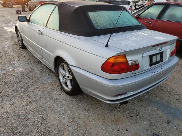 Photo 3 from auction – 2003 BMW 325 CI with VIN WBABS33443PG91533