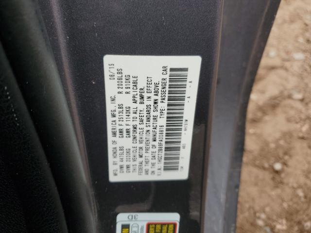 Photo 10 from auction – 2015 HONDA ACCORD EXL with VIN 1HGCT2B89FA008816