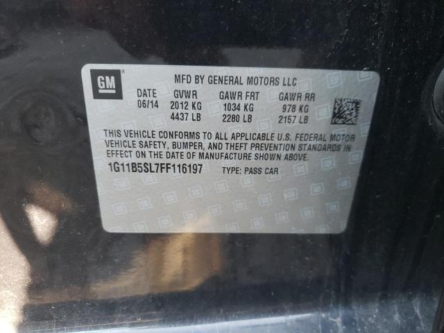 Photo 10 from auction – 2015 CHEVROLET MALIBU LS with VIN 1G11B5SL7FF116197