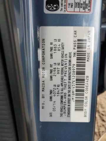 Photo 10 from auction – 2014 MAZDA 3 TOURING with VIN JM1BM1V37E1208979