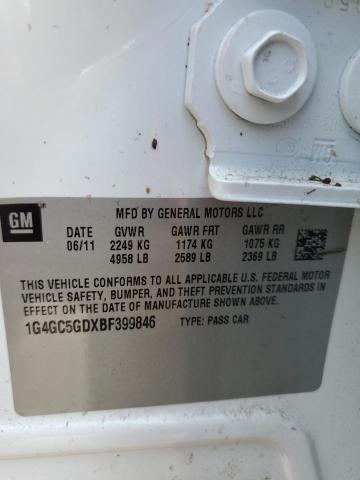 Photo 10 from auction – 2011 BUICK LACROSSE C with VIN 1G4GC5GDXBF399846