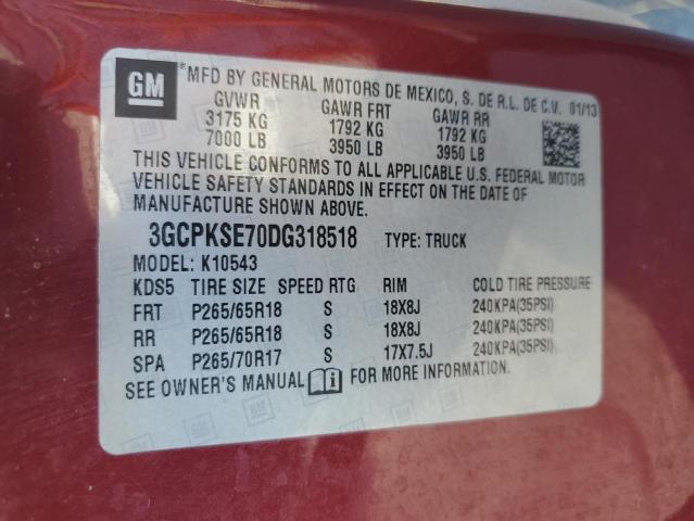 Photo 10 from auction – 2013 CHEVROLET SILVERADO with VIN 3GCPKSE70DG318518
