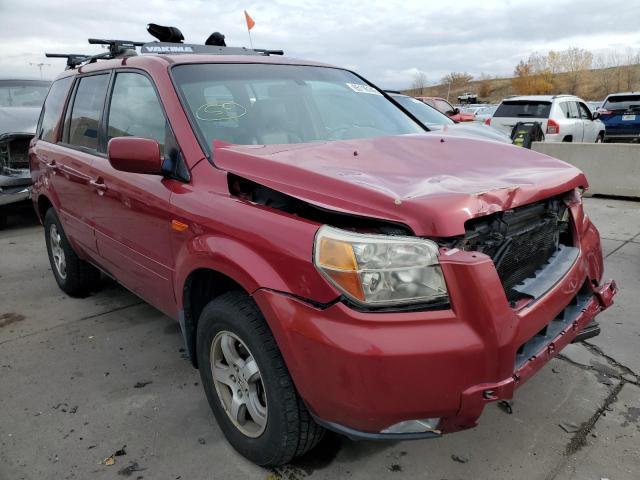 HONDA PILOT EX 2006 with VIN 2HKYF18676H525603 - Photo from auction