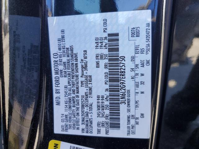 Photo 10 from auction – 2014 LINCOLN MKZ with VIN 3LN6L2G97ER825750