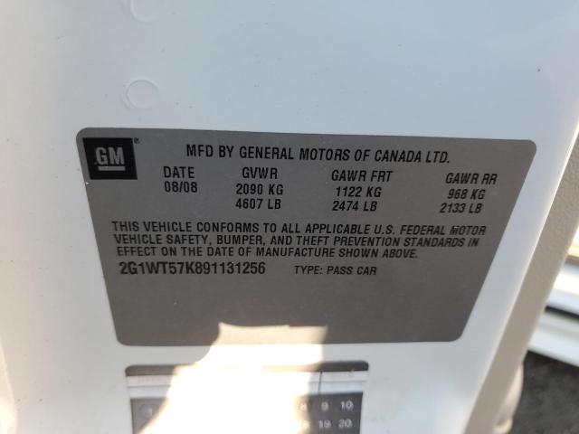 Photo 10 from auction – 2009 CHEVROLET IMPALA 1LT with VIN 2G1WT57K891131256