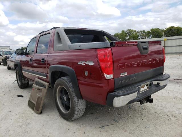 Photo 3 from auction – 2004 CHEVROLET AVALANCHE with VIN 3GNEK12T14G240082