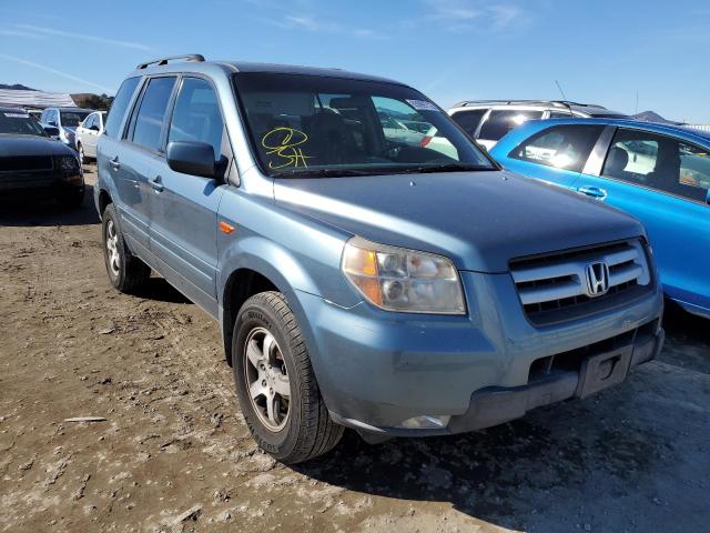 HONDA PILOT EXL 2008 with VIN 5FNYF18708B014017 - Photo from auction