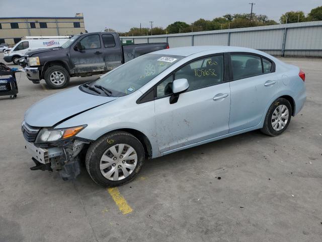 HONDA CIVIC LX 2012 with VIN 2HGFB2F56CH596025 - Photo from auction