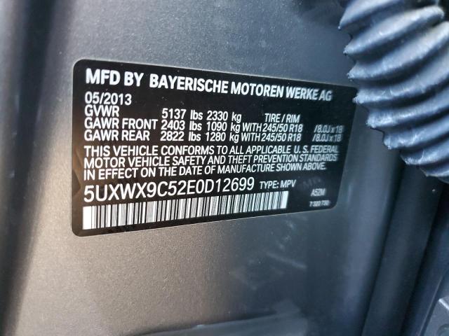 Photo 10 from auction – 2014 BMW X3 XDRIVE2 with VIN 5UXWX9C52E0D12699