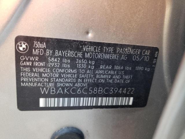 Photo 10 from auction – 2011 BMW ALPINA B7 with VIN WBAKC6C58BC394422