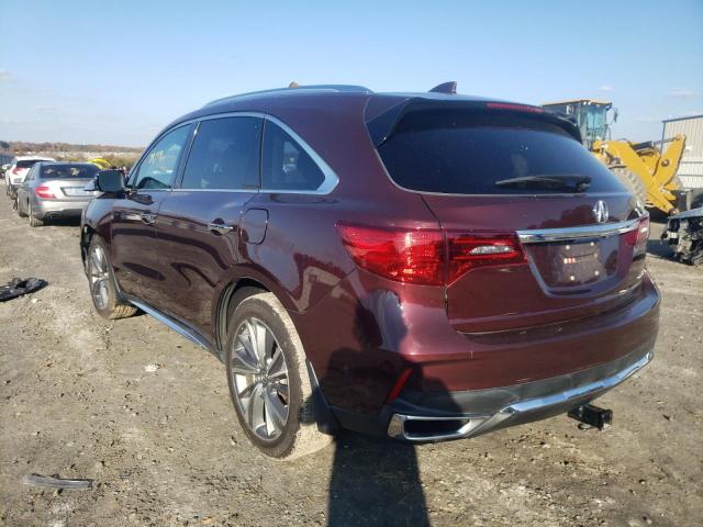Photo 3 from auction – 2017 ACURA MDX TECHNO with VIN 5FRYD4H56HB013765