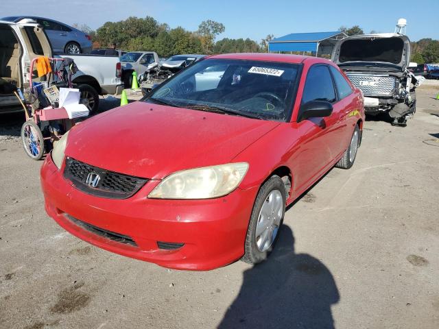 Photo 2 from auction – 2004 HONDA CIVIC LX with VIN 1HGEM22584L032490