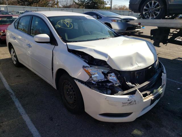 NISSAN SENTRA S 2014 with VIN 3N1AB7AP0EL665285 - Photo from auction