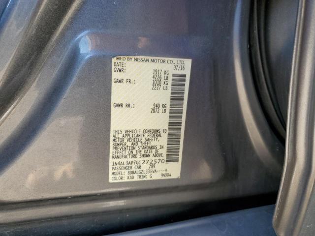 Photo 10 from auction – 2016 NISSAN ALTIMA 2.5 with VIN 1N4AL3AP7GC272570