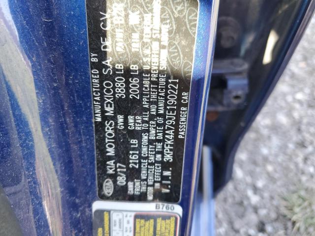 Photo 10 from auction – 2018 KIA FORTE LX with VIN 3KPFK4A79JE190221