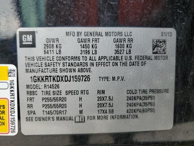 Photo 10 from auction – 2013 GMC ACADIA DEN with VIN 1GKKRTKDXDJ159726