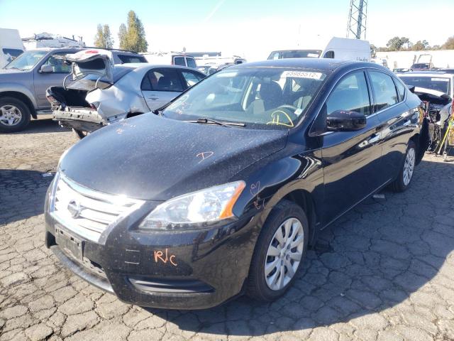 Photo 2 from auction – 2015 NISSAN SENTRA S with VIN 3N1AB7AP2FY311725