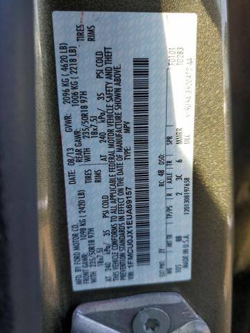 Photo 10 from auction – 2014 FORD ESCAPE TIT with VIN 1FMCU0JX1EUA69157