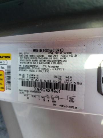 Photo 10 from auction – 2019 FORD FUSION S with VIN 3FA6P0G7XKR282634