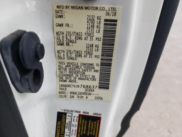 Photo 12 from auction – 2018 NISSAN FRONTIER S with VIN 1N6BD0CTXJN768637