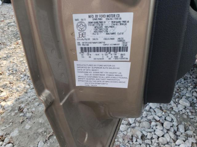 Photo 10 from auction – 2011 FORD F150 SUPER with VIN 1FTFX1EF9BFC08712